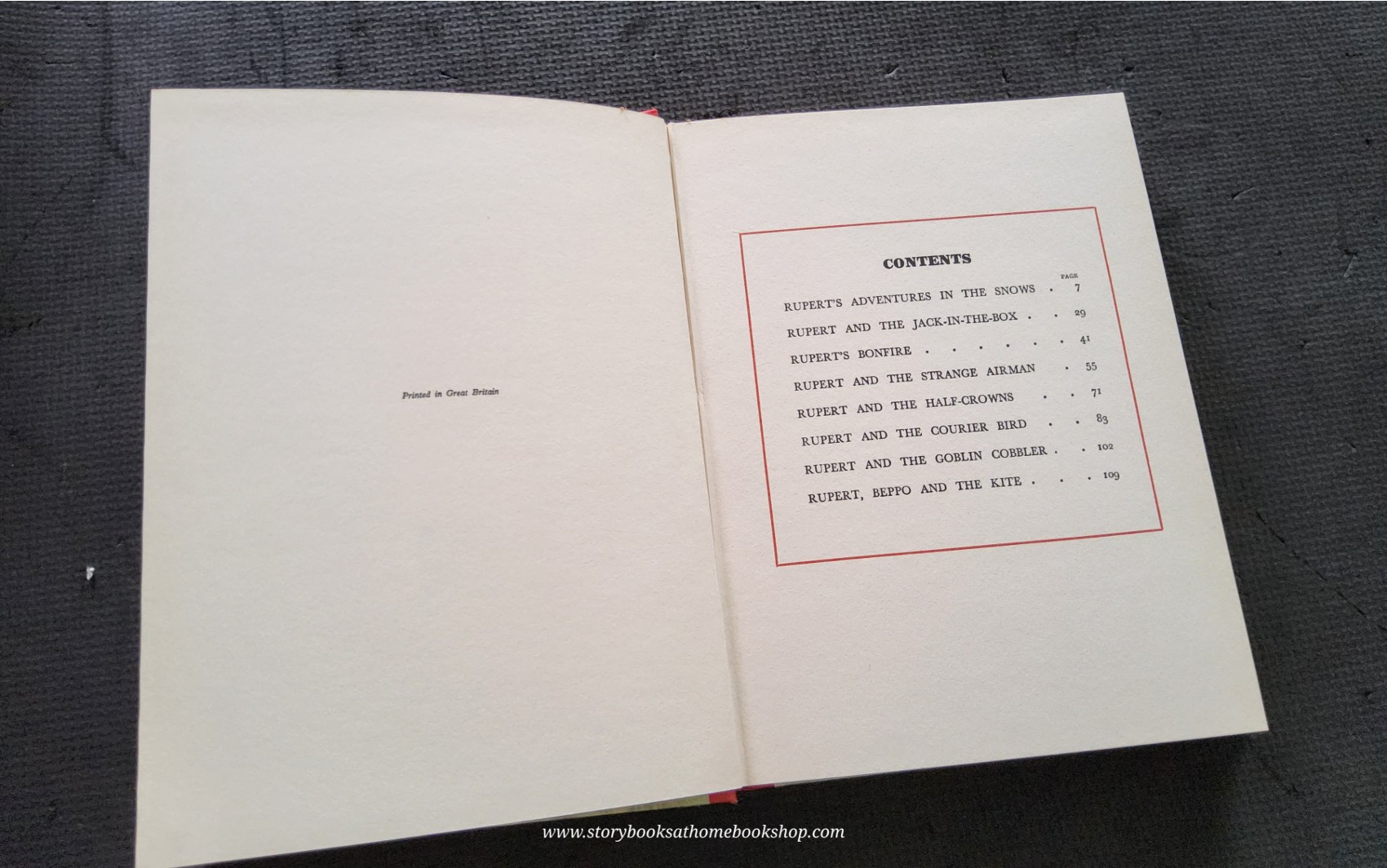 หนังสือนิทานปกแข็ง** 🍅🍓THE ADVENTURES OF RUPERT