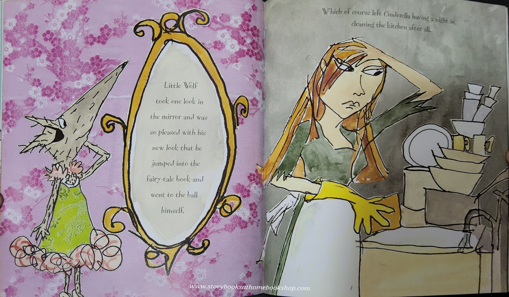 หนังสือนิทานปกอ่อน** 🍅🍓BEWARE OF THE STORYBOOK WOLVES BY LAUREN CHILD