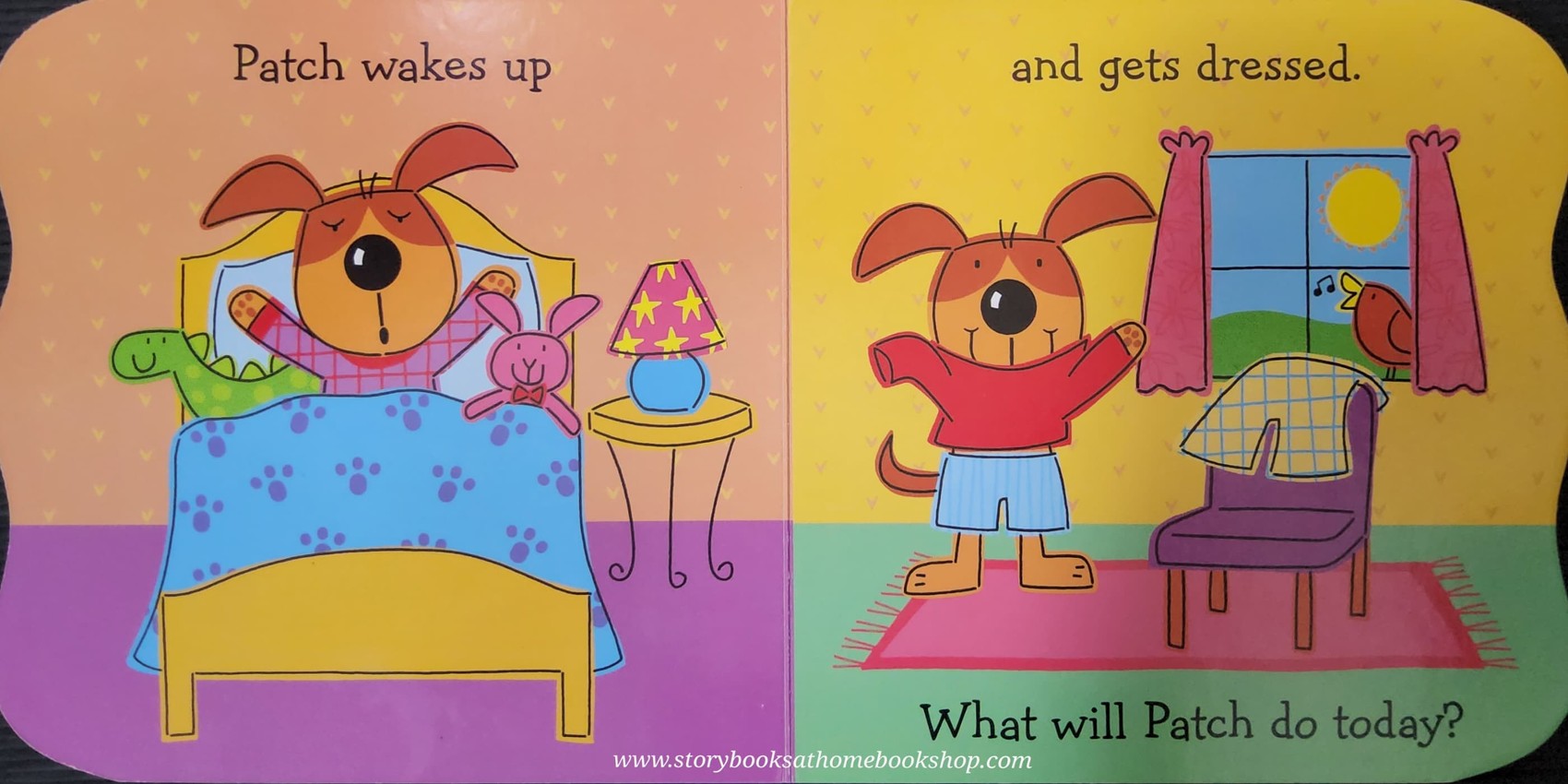 BOARD BOOK ** 🍅🍓A DAY WITH PATCH