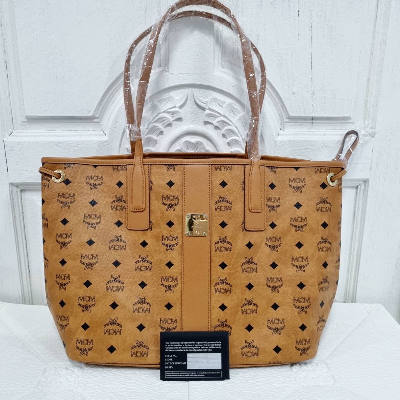 New mcm Reversible Liz Shopper in Visetos