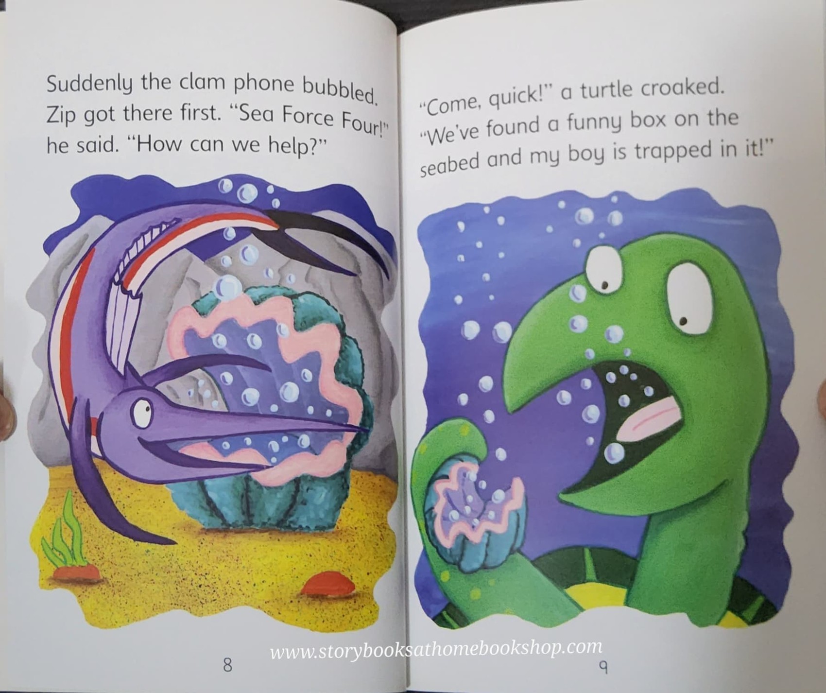 หนังสือนิทานปกอ่อน** ♥️START READING:SEA FORCE FOUR:THE BIG WHITE BOX