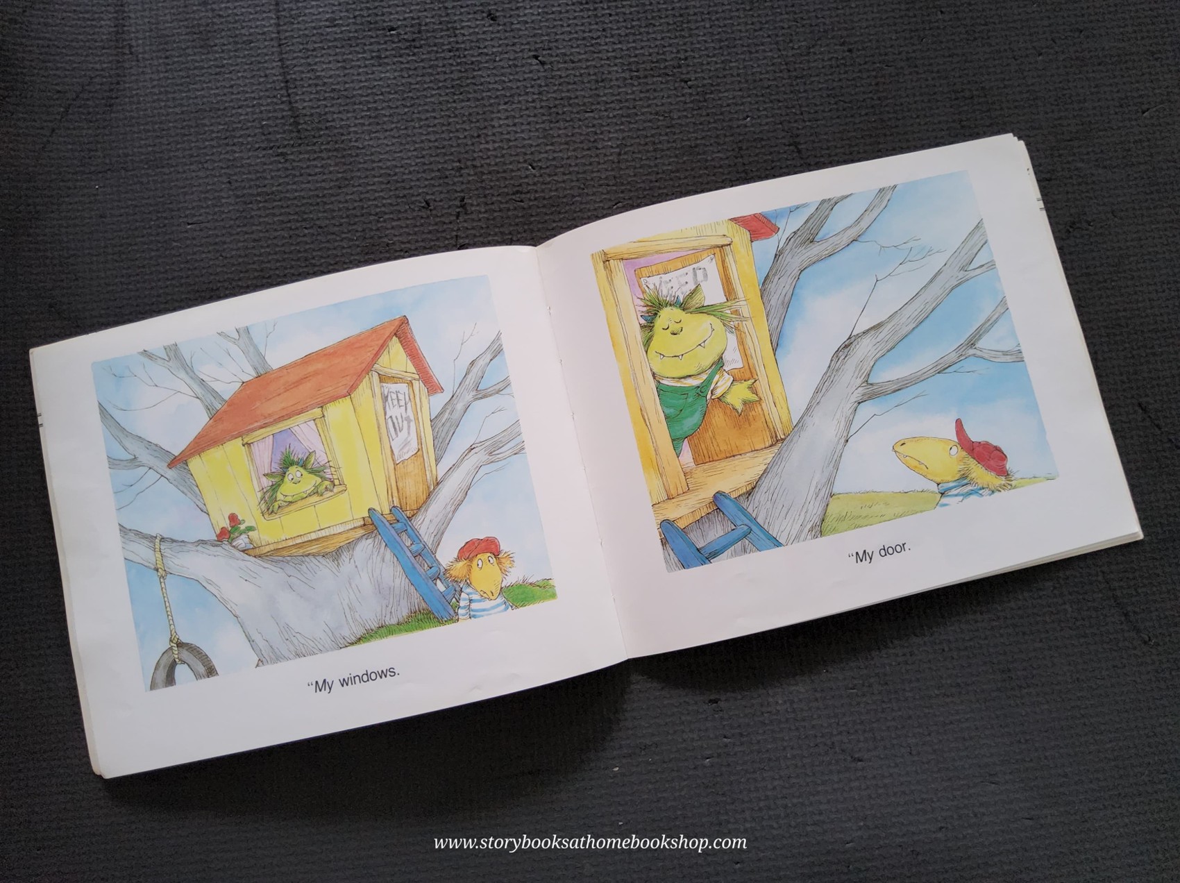 หนังสือนิทานปกอ่อน** 🍅🍓A PLAY HOUSE FOR MONSTER BY VIRGINIA MUELLER