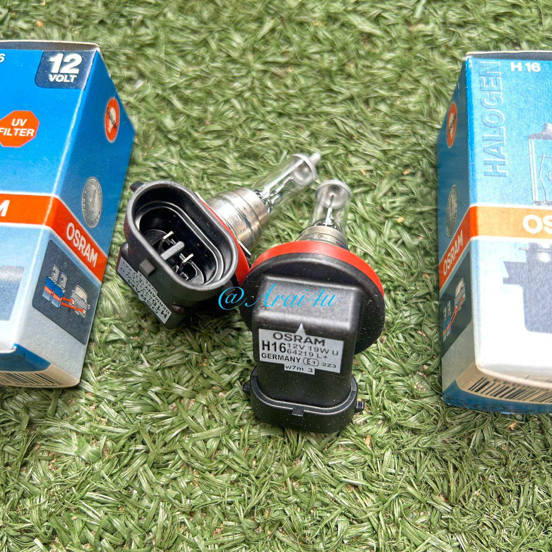 OSRAM เยอรมัน หลอดไฟ H16 12V 19W 2หลอด คู่ละ