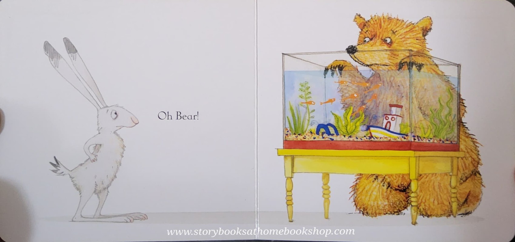 Board Book** 🍅🍓BEAR AND HARE WHERE'S BEAR? BY EMILY GRAVETT