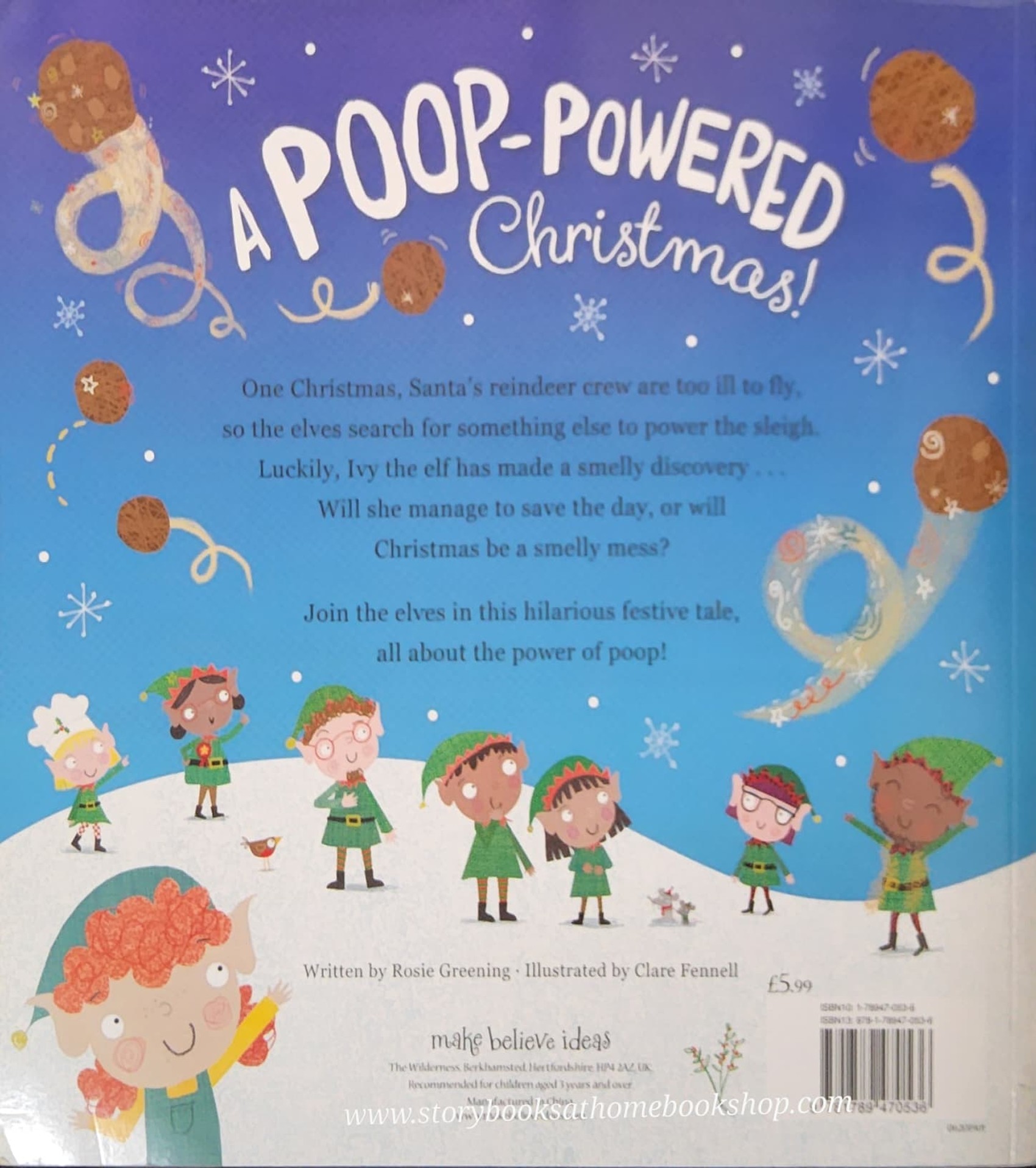 หนังสือนิทานปกอ่อน** 🍅🍅A POOP-POWERED CHRISTMAS!