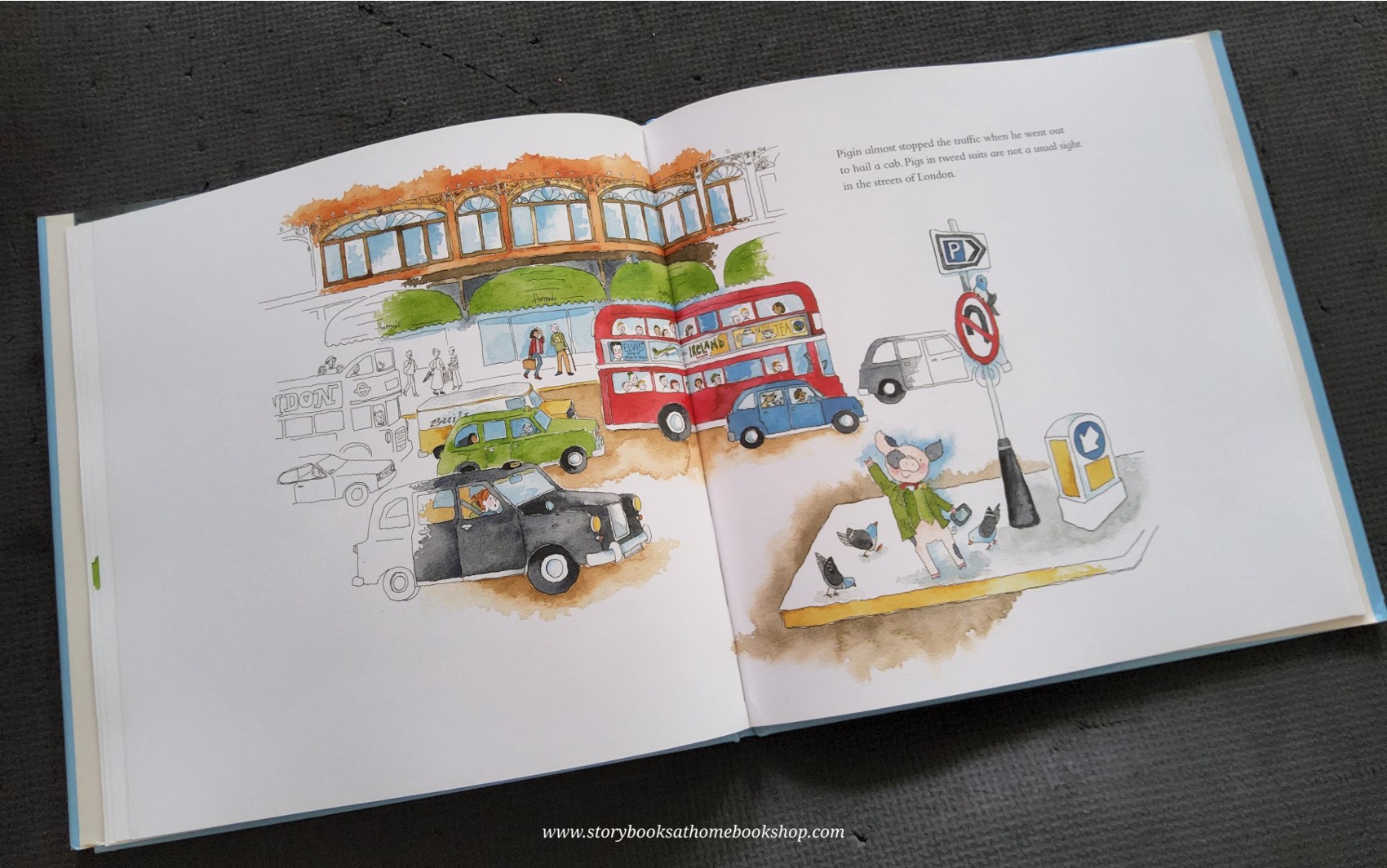 หนังสือนิทานปกแข็ง ** ♥️♥️PIGIN'S UNEXPECTED ADVENTURE BY KTHLEEN WATKINS