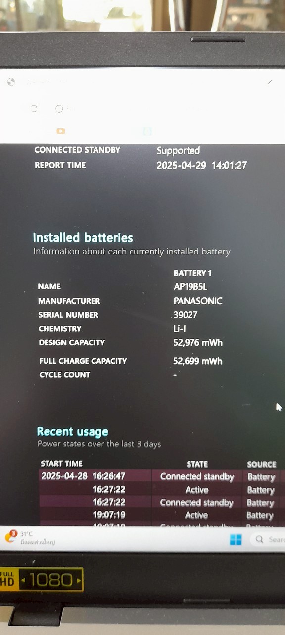 NOTEBOOK (โน้ตบุ๊ค) ACER ASPIRE 3 A315-44P-R11P