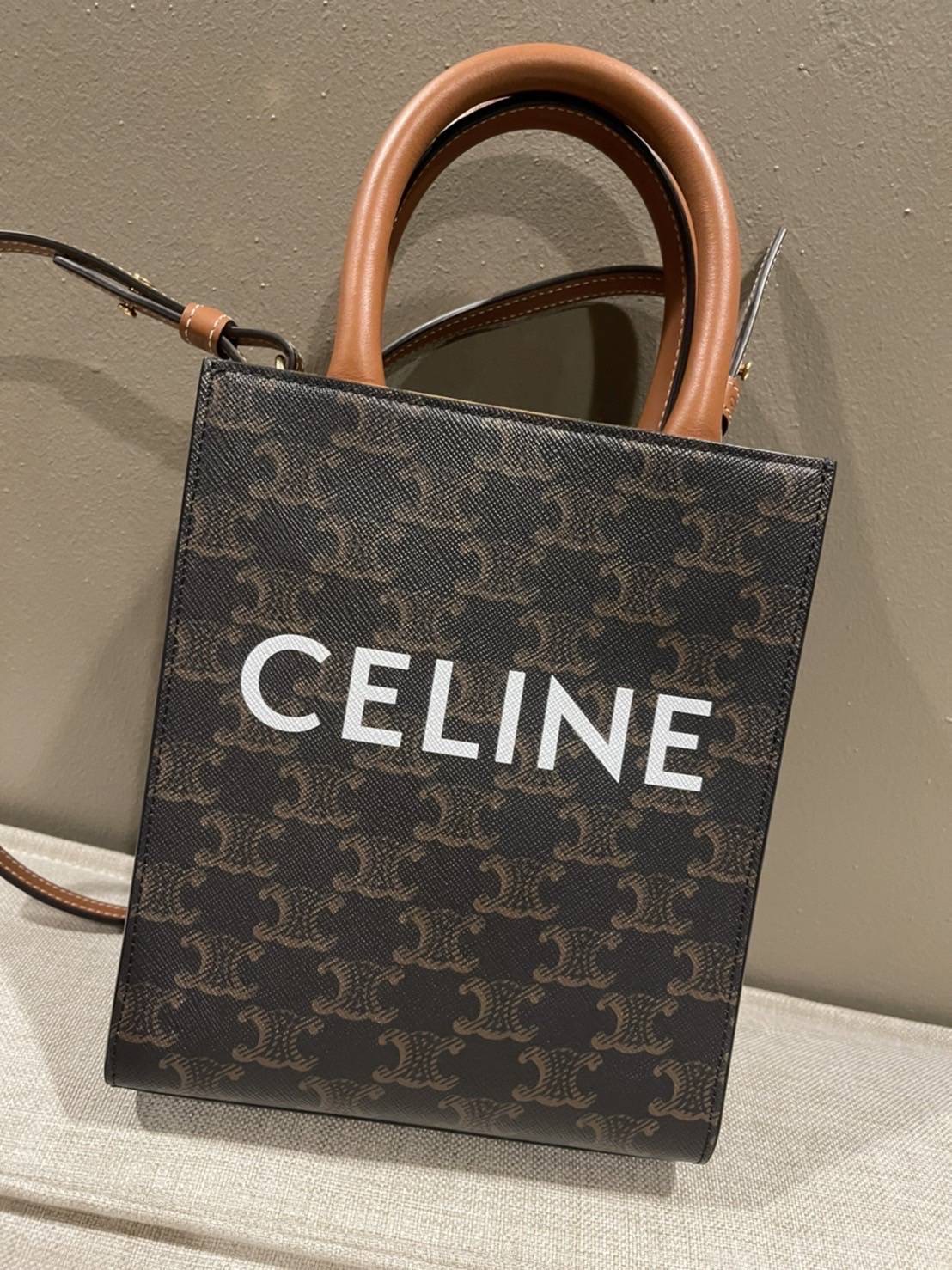 New Celine Vertical Cabas Mini Tote Size 7 x 8 x 2 นิ้ว