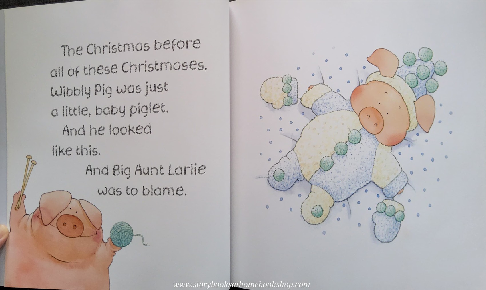 หนังสือนิทานปกอ่อน** 🍅🍓 TICKLY CHRISTMAS WIBBLY PIG! BY MICK INKPEN