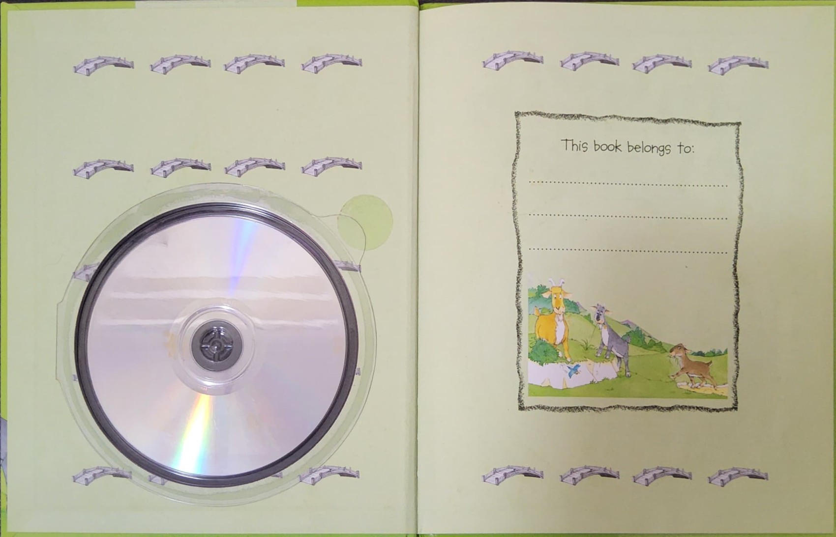 หนังสือนิทานปกแข็ง** 🍅🍅MY FIRST FAIRYTALES:THE THREE BILLY GOATS GRUFF WIH CD