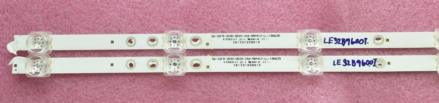 หลอดแบล็คไลท์ทีวี HAIER ไฮเออร์ ของแท้ถอดจากเครื่อง ใช้กับรุ่น LE32K9000T LE32B9600T H32K6G