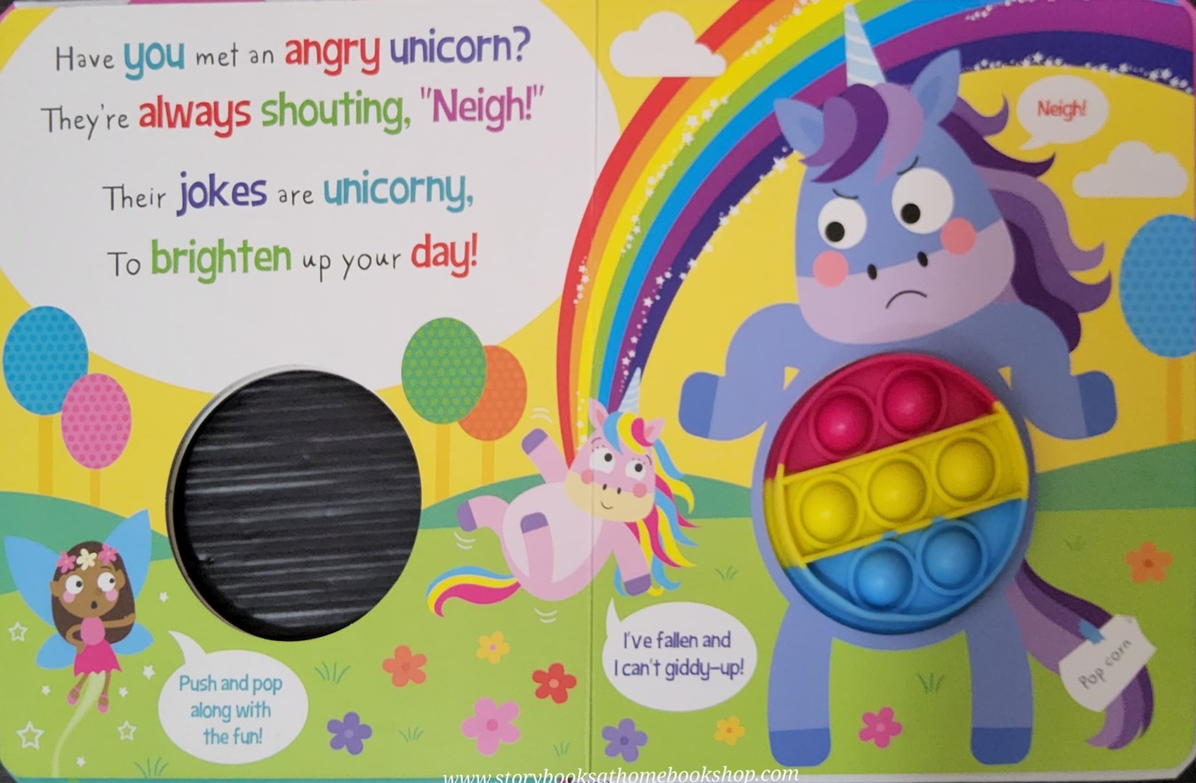 BOARD BOOK** ð
ð
UNICORNY FOREVER! PUSH&POP READ ALOND FUN