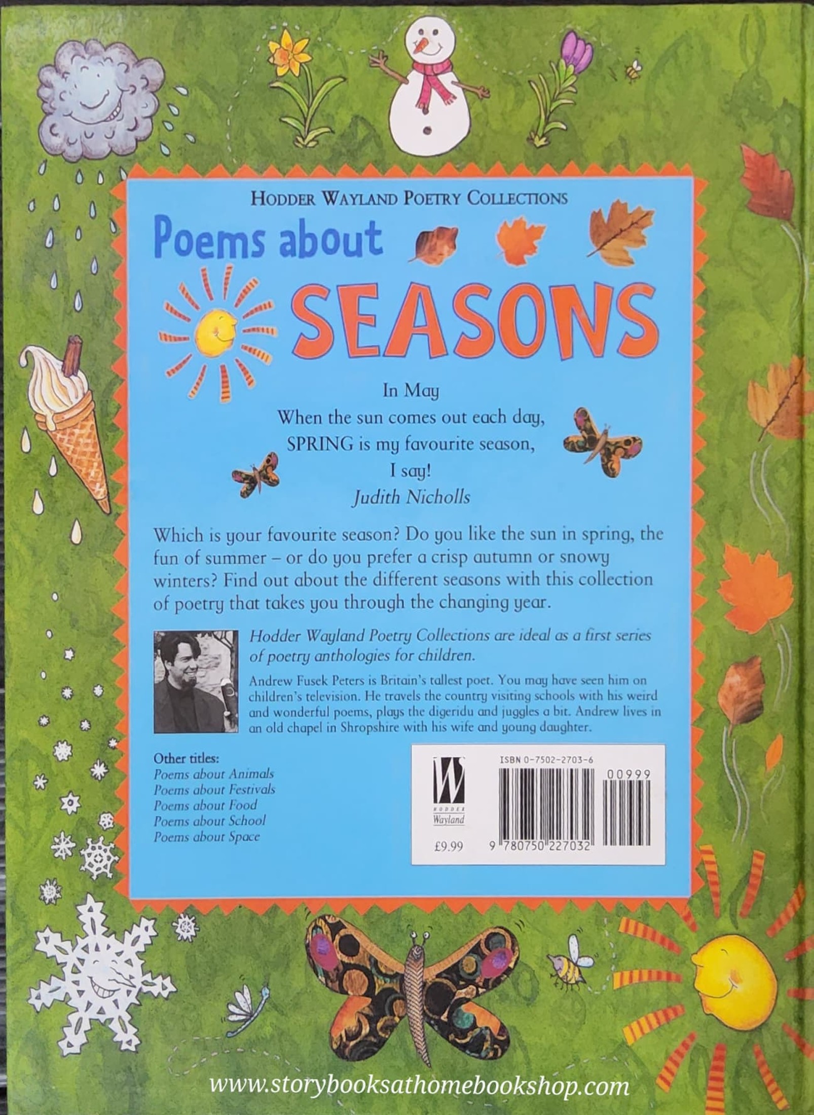 หนังสือนิทานปกแข็ง** 🍅🍓Poems about SEASONS