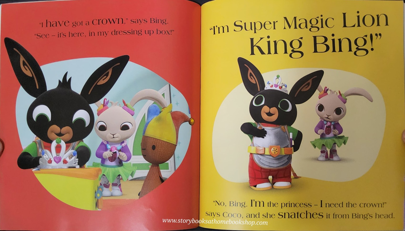 หนังสือนิทานปกอ่อน** 🍅🍓BING:DRESSING UP A BING STORY BOOK
