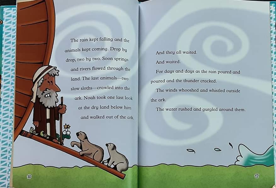 หนังสือนิทานปกแข็ง** 🍅🍓THE STORY OF NOAH'S ARK A SPARK BIBLE STORY