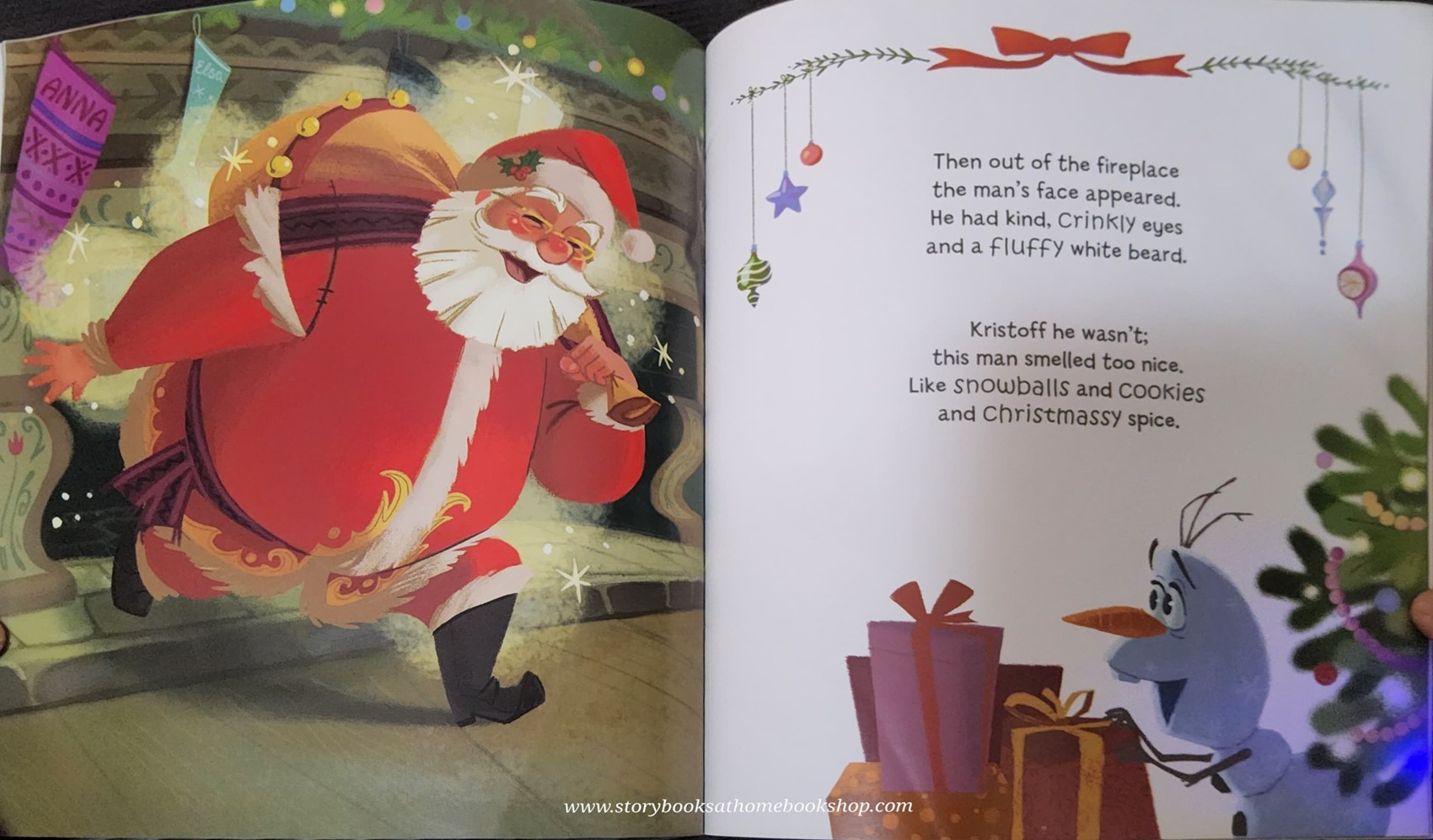 หนังสือนิทานปกอ่อน** 🍅🍓DISNEY FROZEN OLAF'S NIGHT BEFORE CHRISTMAS