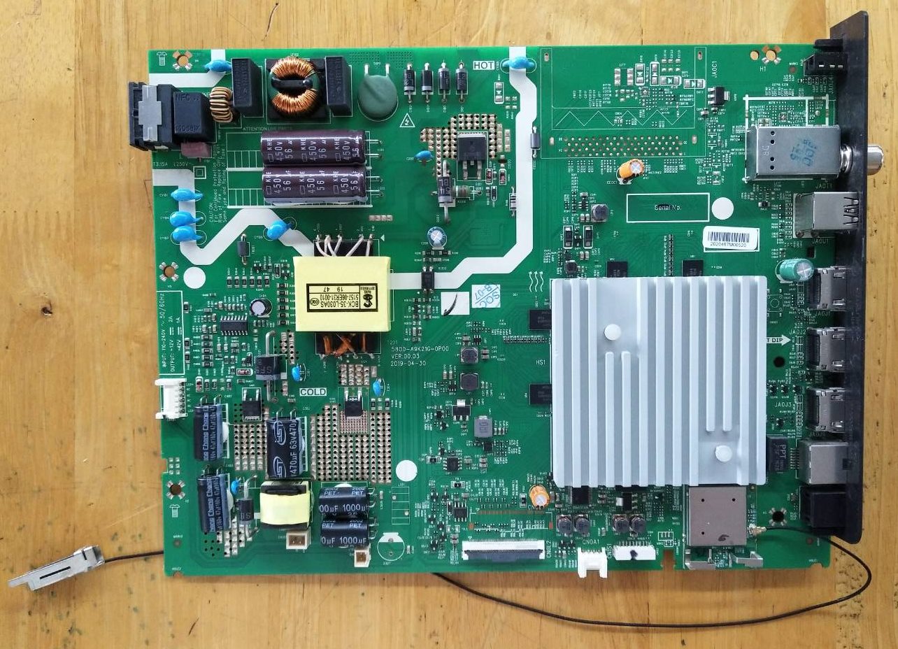 เมนบอร์ด Panasonic (พานาโซนิค) ของแท้ถอดจากเครื่อง รุ่นTH-43GX650T