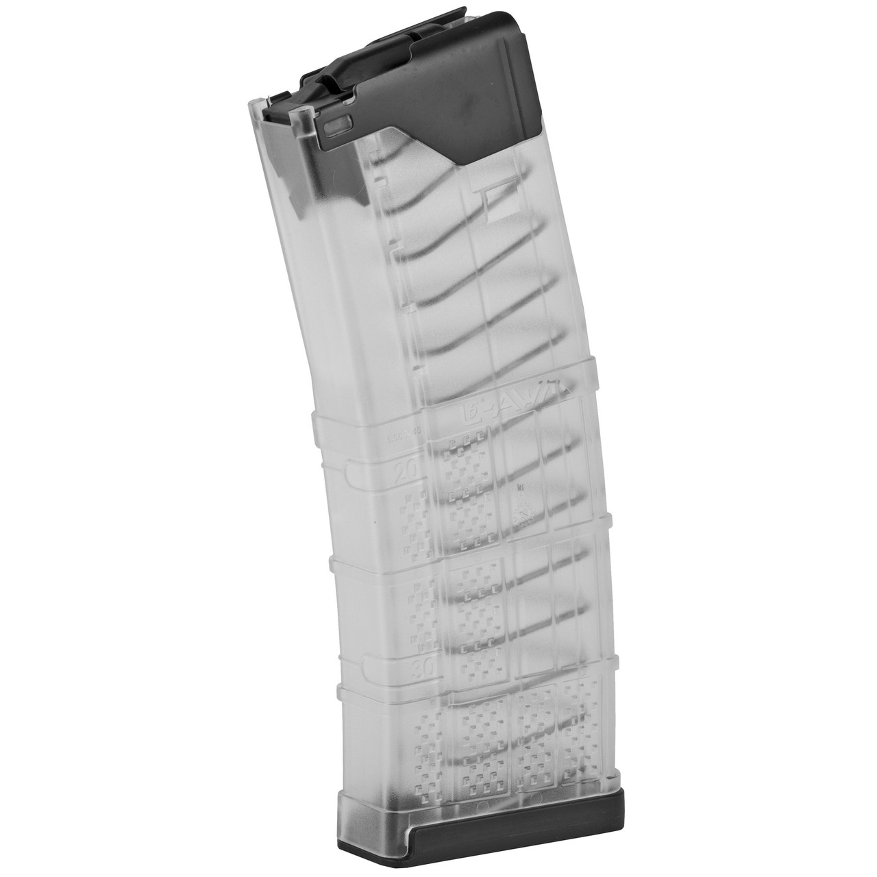 LANCER SYSTEMS - L5AWM 5.56mm Translucent (CLEAR) Magazines (แถมตัวบล็อกลูก -10RD)