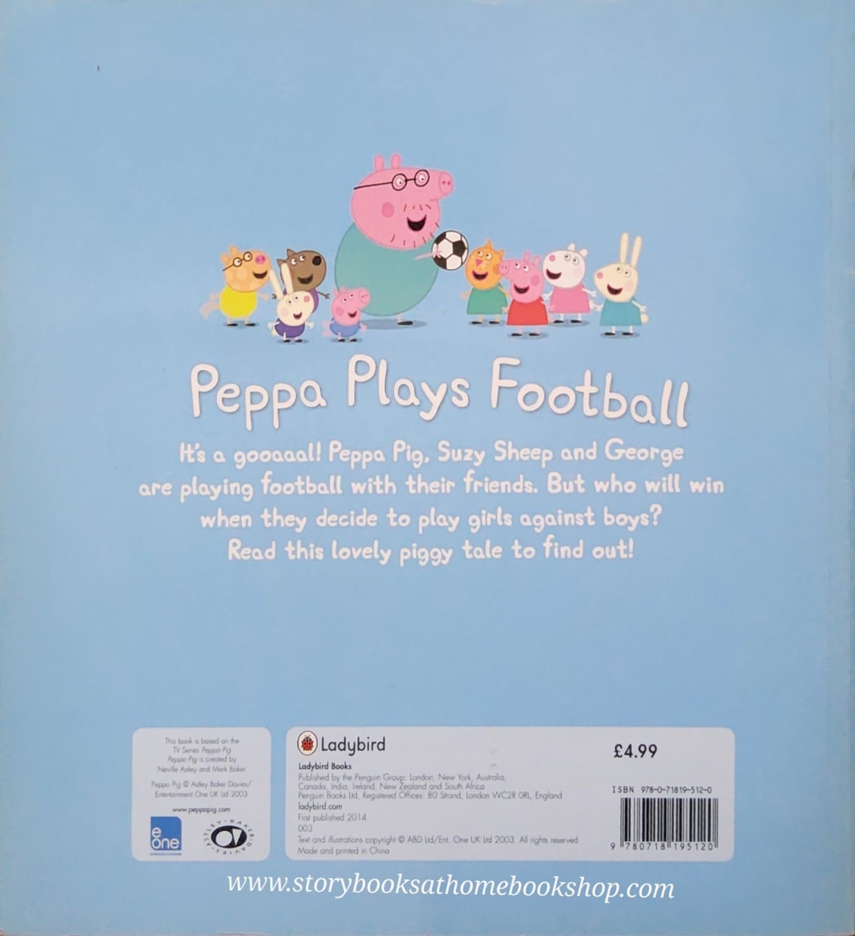 หนังสือนิทานปกอ่อน ** 🍅🍓PEPPA PIG PEPPA PLAYS FOOTBALL