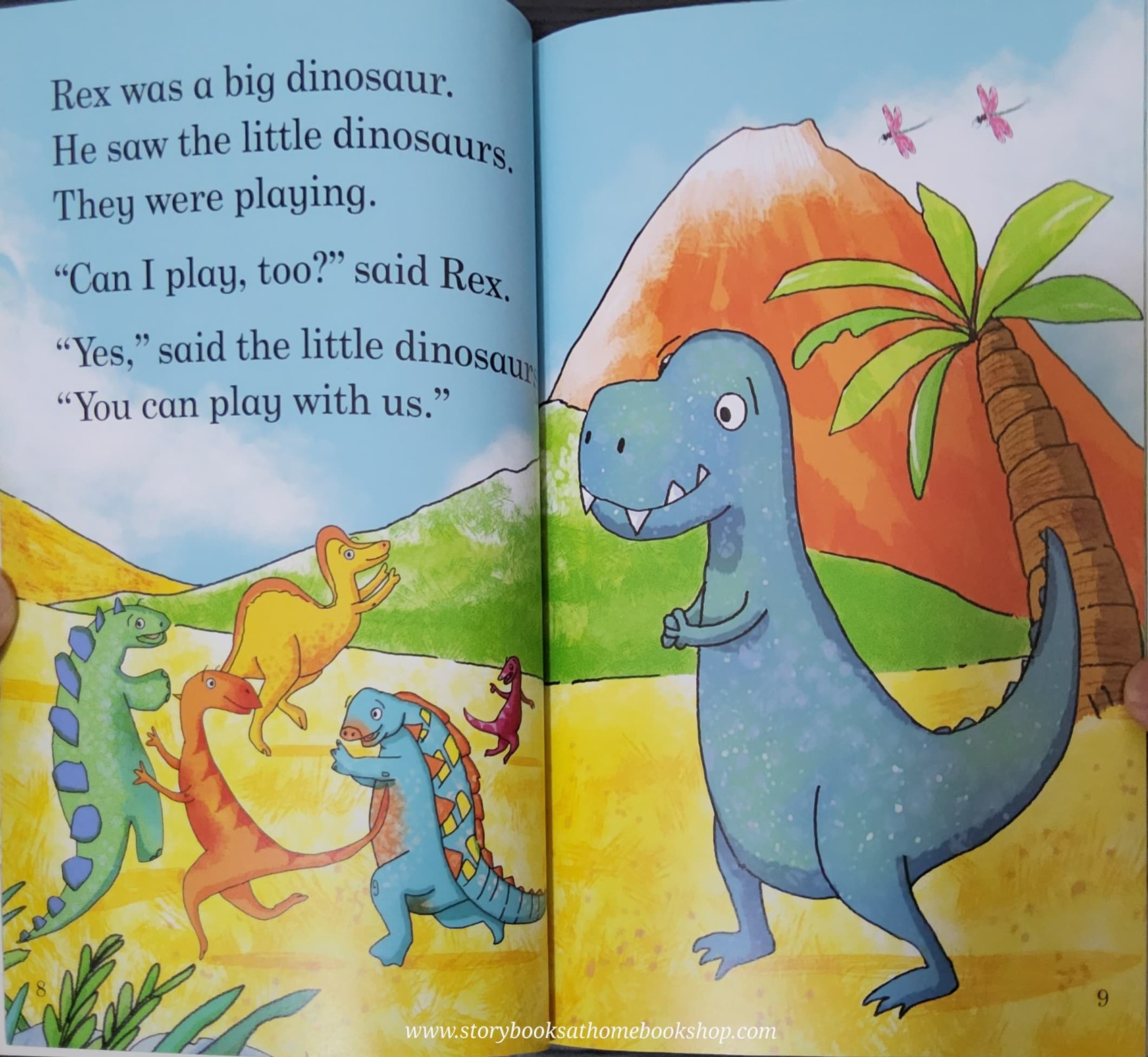 หนังสือนิทานปกแข็ง** 🍅🍓READ IT YOURSELF LEVEL1:REX THE BIG DINOSAUR