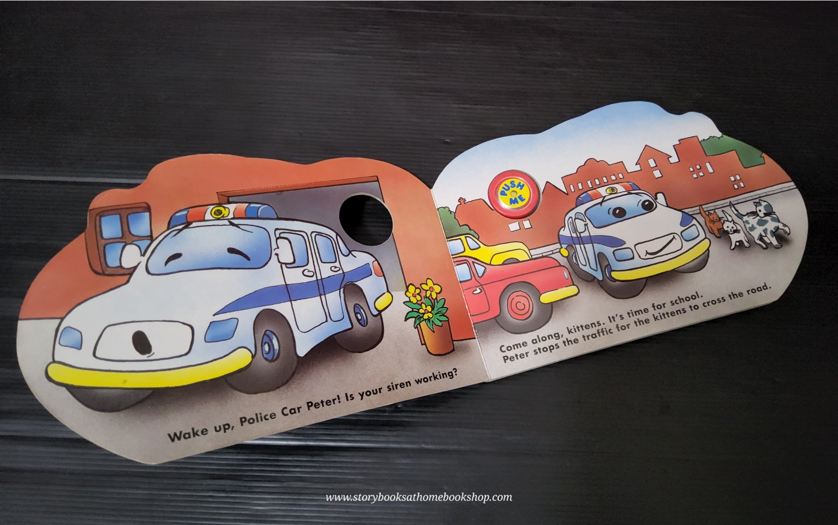 SOUND BOARD BOOK** 🍅🍅HEAR MY MAGIC SIREN! POLICE CAR PETER