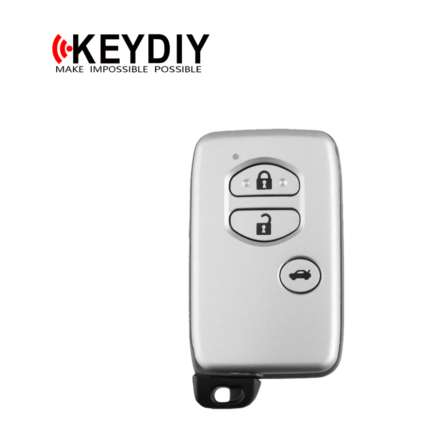 KEYDIY TDB03-3 Smart Key For Toyota 3 ปุ่ม สีเทา
