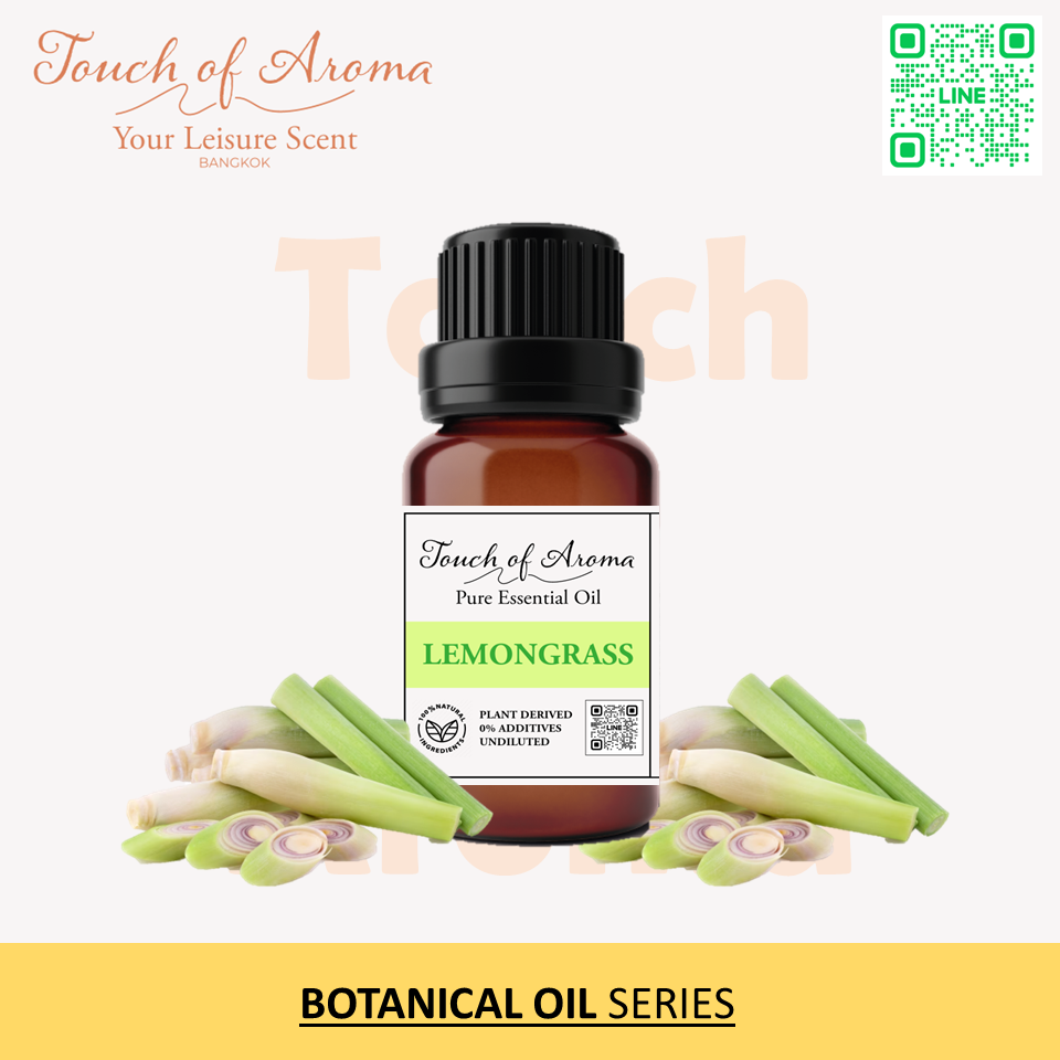 LEMONGRASS ESSENTIAL OIL 100% Pure Natural น้ำมันหอมระเหยตะไคร้ บริสุทธิ์แท้ 100%