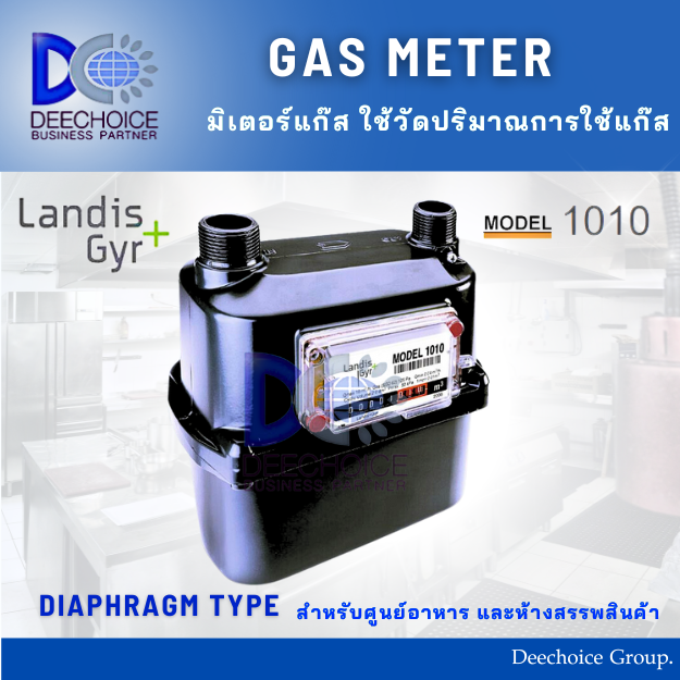 LANDIS+GYR GAS METER MODEL : 1010HP 3/4 13M3/HR MADE OF AUSTRALIA