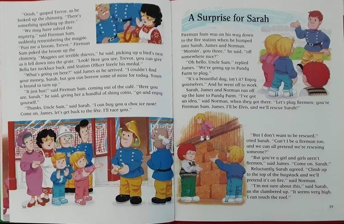 หนังสือนิทานปกแข็ง Fireman Sam Story Collection