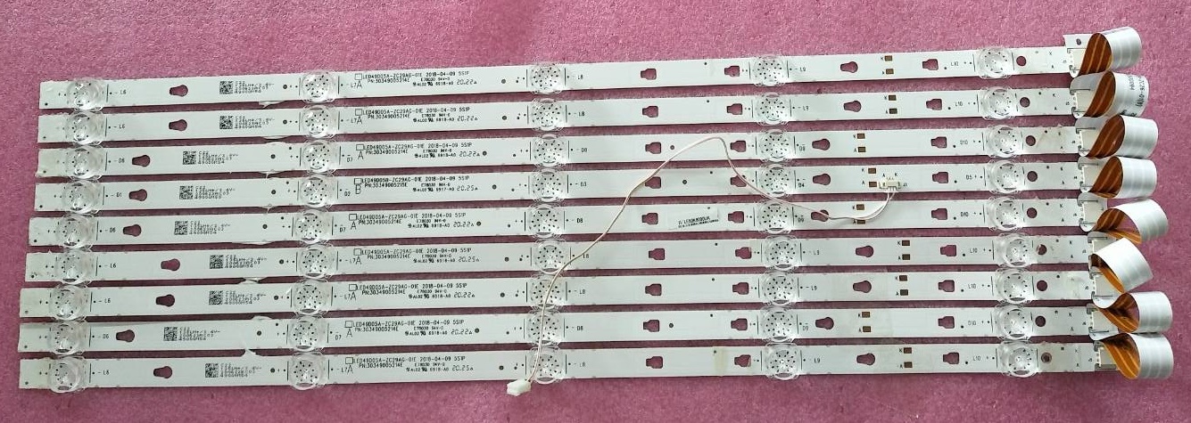 หลอดแบล็คไลท์ทีวี HAIER ไฮเออร์ ของแท้ถอดจากเครื่อง ใช้กับรุ่น LE50K8000UA