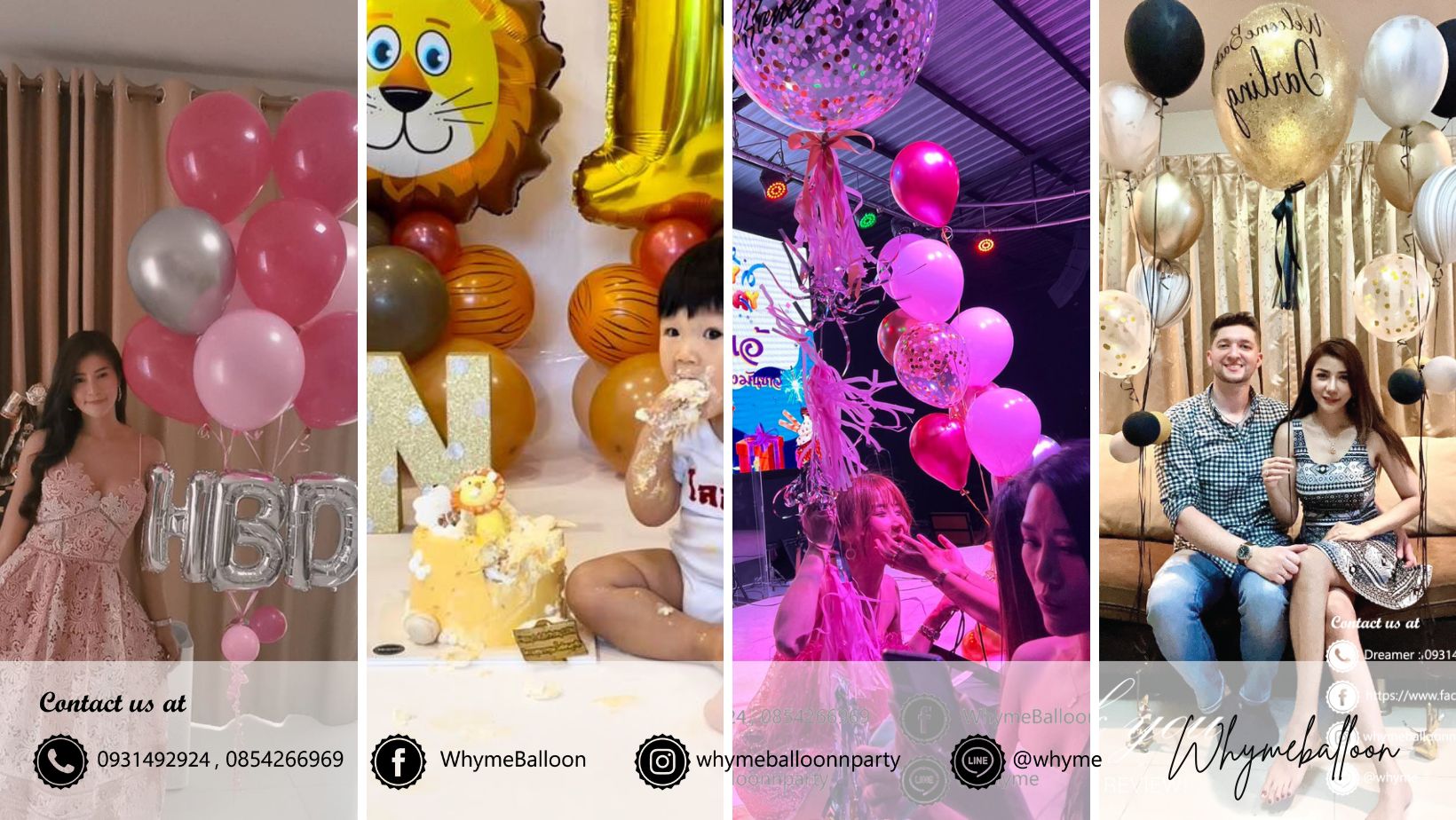 Whyme balloon and party