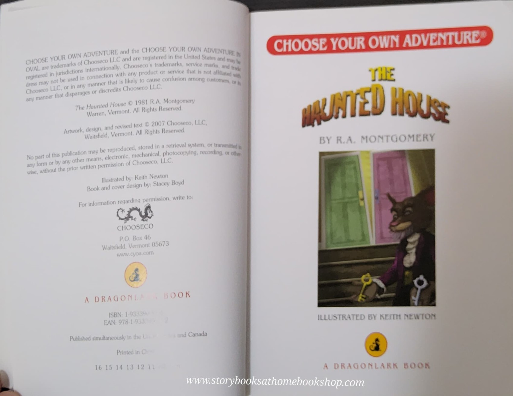 หนังสือนิทานปกอ่อน** 🍅CHOOSE YOUR OWN ADVENTURE:THE HAUNTED HOUSE