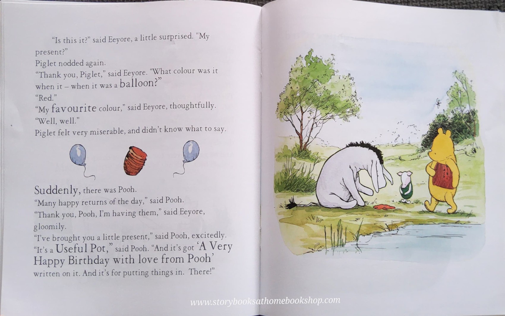 หนังสือนิทานปกอ่อน** 🍅🍓WINNIE-THE-POOH AND FRIENDS: EEYORE HAS A BIRTHDAY