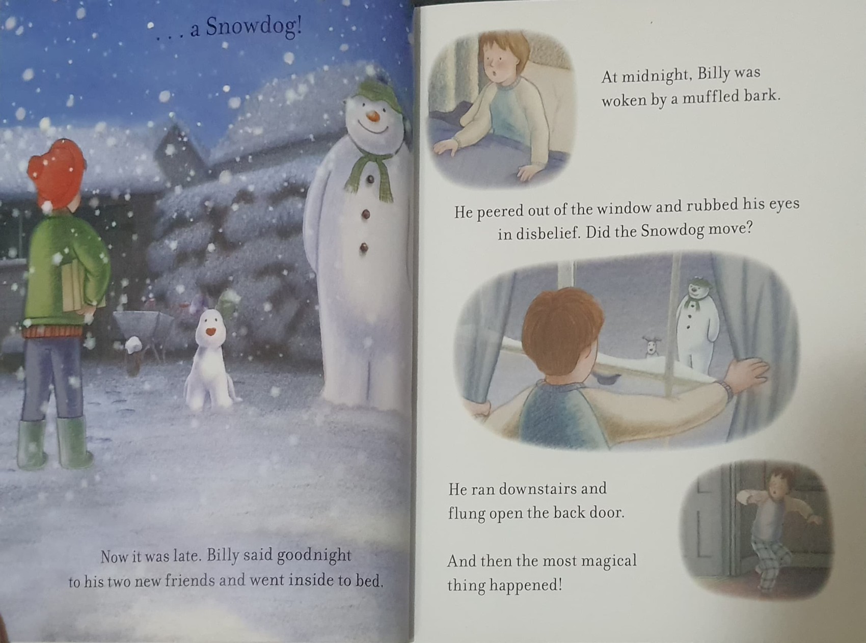 small book** **หนังสือนิทานปกอ่อน** ♥️THE SNOWMAN AND THE SNOWDOG BY RAYMOND BRIGGS
