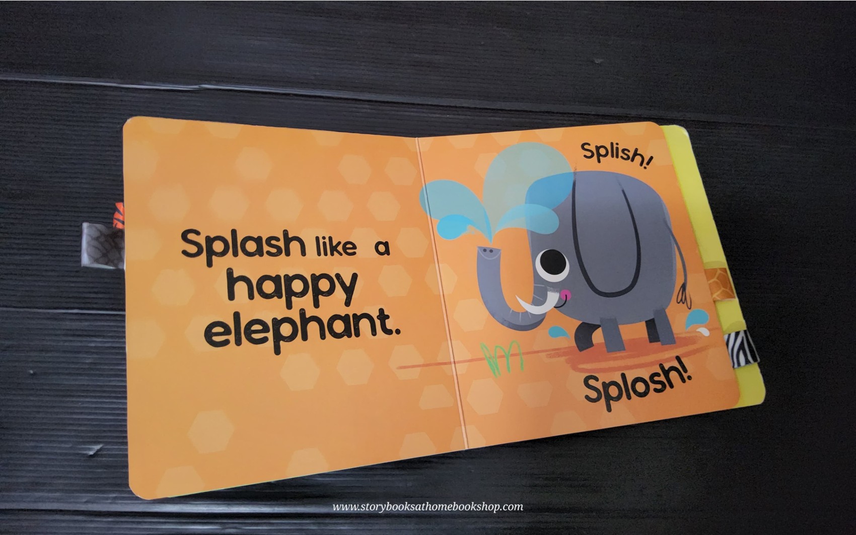 BOARD BOOK** ð
ð
ANIMALS PLAY BOOK WITH SOFT RIBBONS