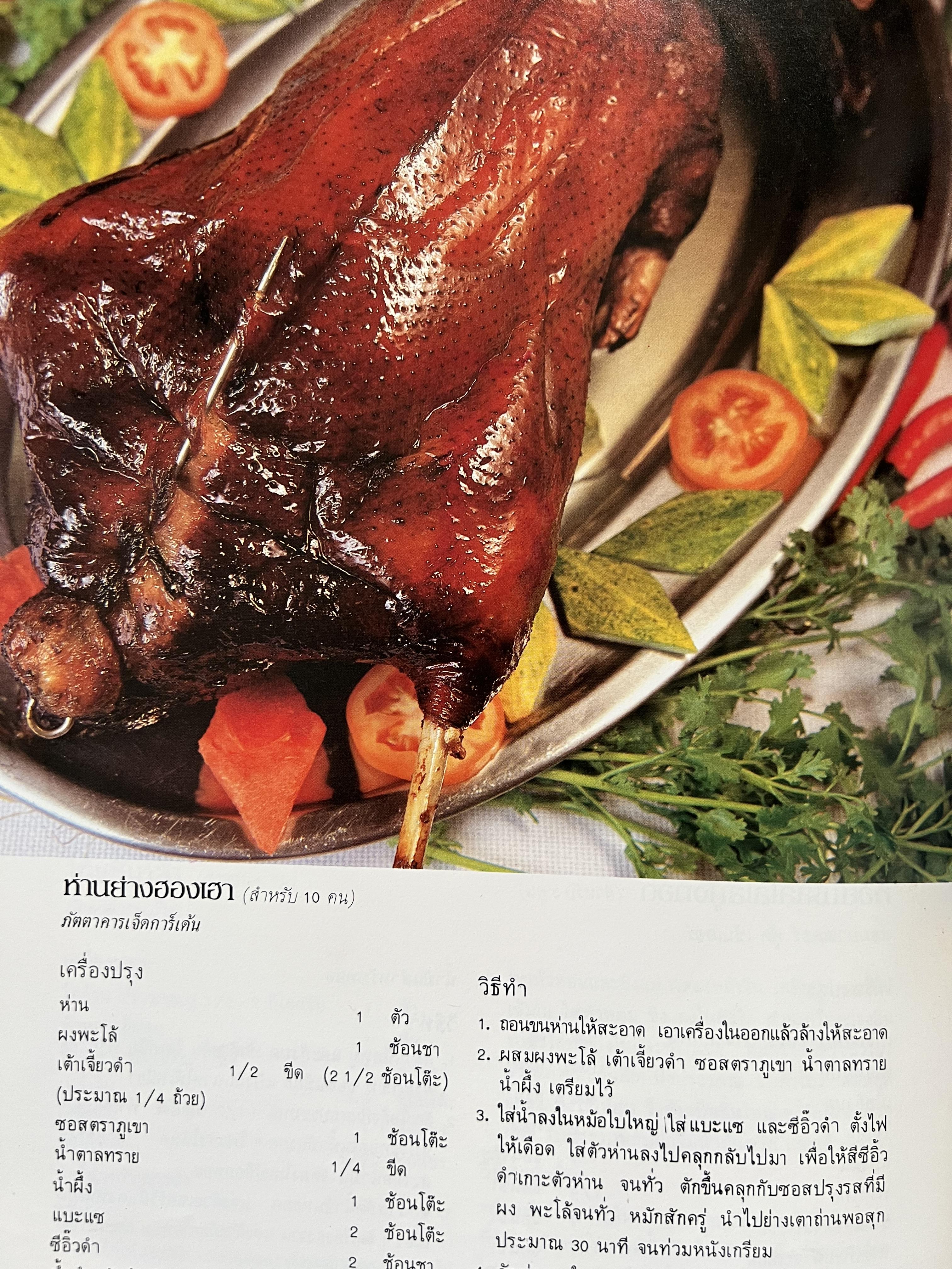 ตำราอาหารภัตตาคาร โดย : อาจารย์ศรีสมร คงพันธุ์ อาจารย์มณี สุวรรณผ่อง อาจารย์จันทร ทศานนท์.