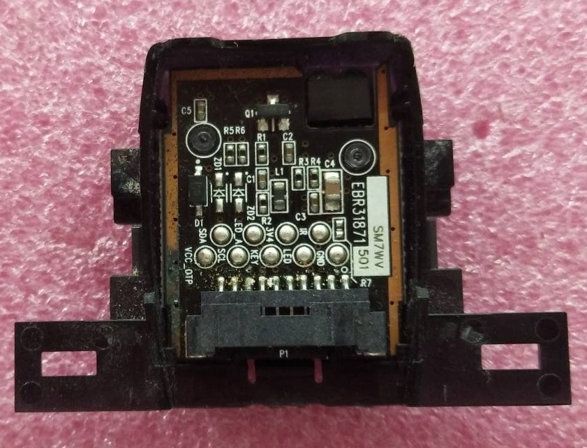 สวิตซ์/คีย์กดทีวี/ตัวรับรีโมท LG (แอลจี) อะไหล่แท้/ถอดจากเครื่อง รุ่น 43NANO75PTA พาร์ท EBR31871501