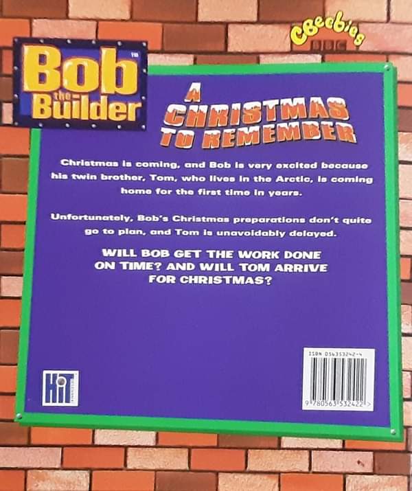 หนังสือนิทานปกแข็ง ** 🍅🍓BOB THE BUILDER A CHRISTMAS TO REMEMBER
