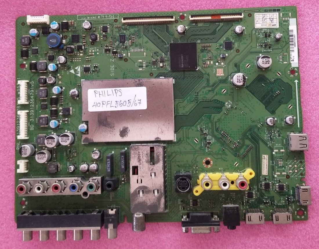 ฟิลลิปส์ Main Board PHILIPS (เมนบอร์ด ฟิลิปส์)ของแท้ถอดจากเครื่อง รุ่น 40PFL5605/67