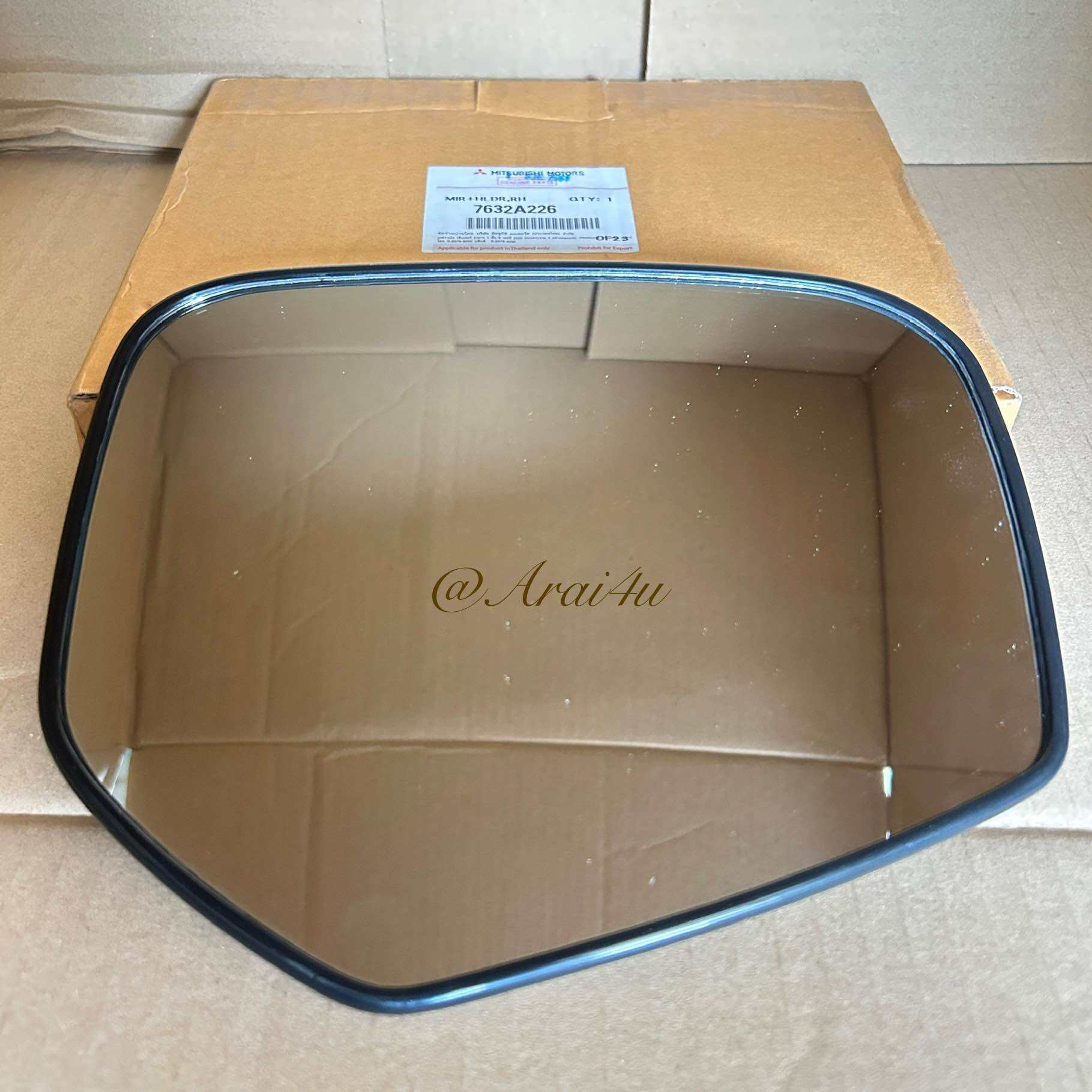 เนื้อกระจกมองข้าง MITSUBISHI TRITON RH ขวา 07-2014 ห้าง (7632A226)