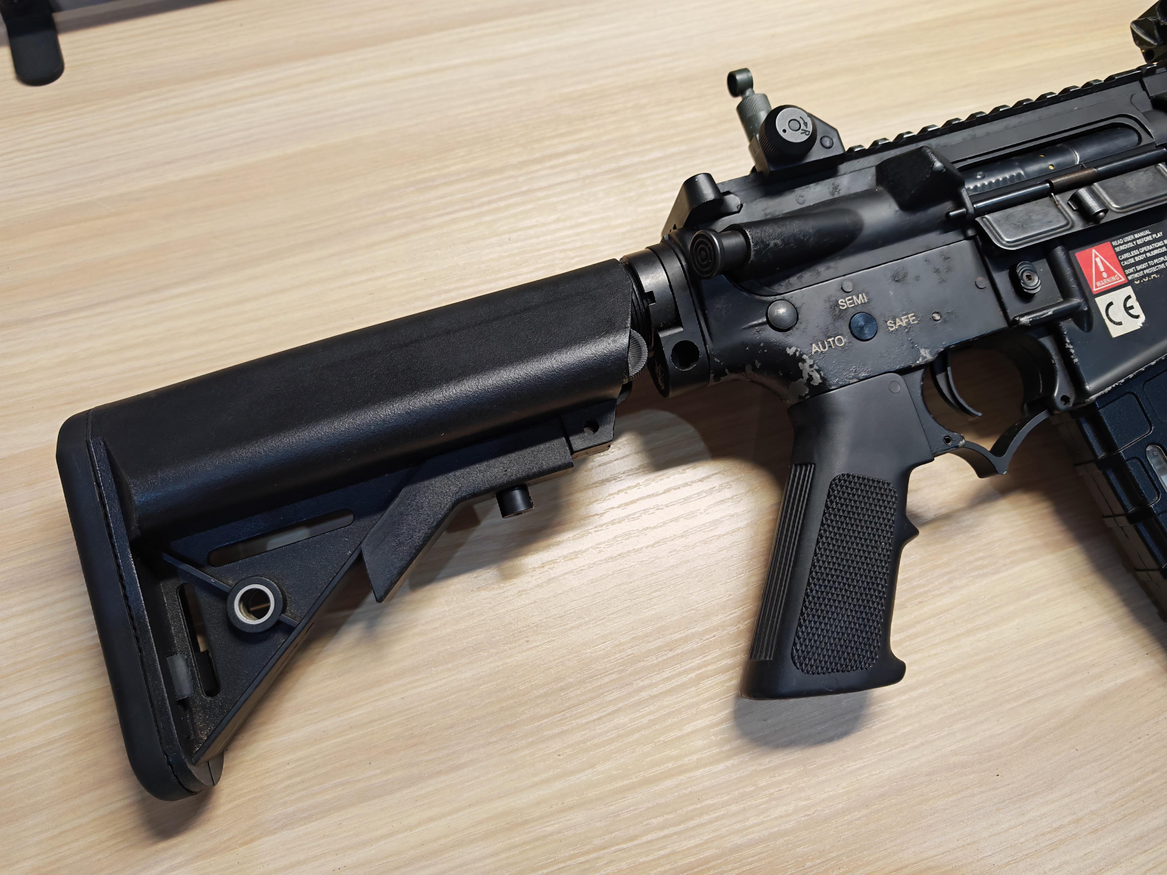 Golden Eagle M4 ติดบอร์ด BR แต่งเกียร์ มอเตอร์แต่ง เรทบอลสูง โลหะทั้งตัว AEG BB Gun บีบีกัน Airsoft Gun ปืนอัดลม ปืนยาวไฟฟ้า มือสอง