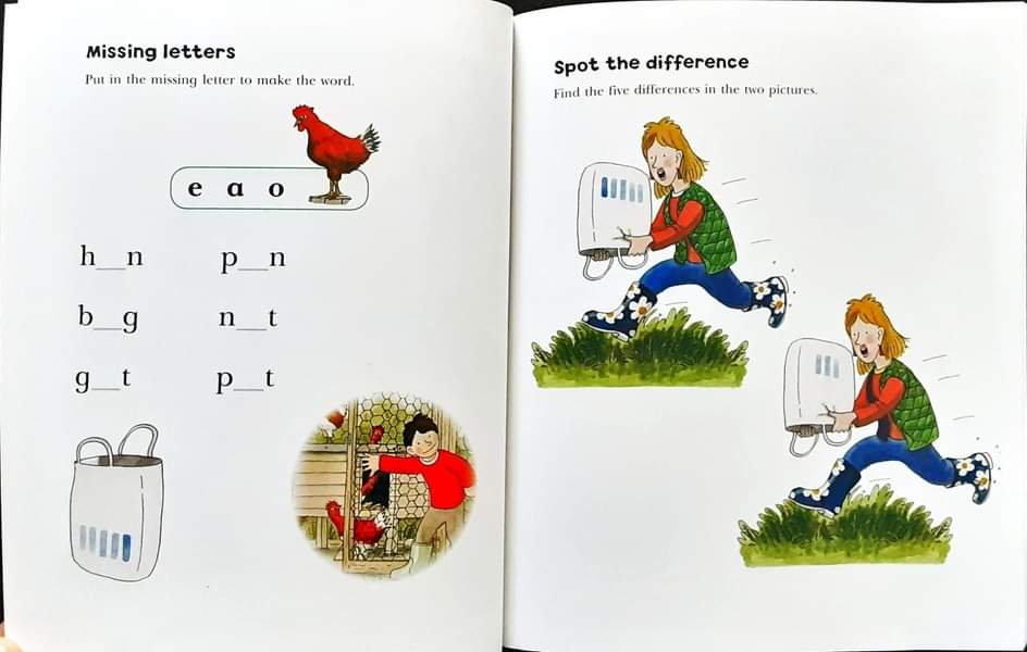 หนังสือนิทานปกอ่อน** 🍅🍅READ WITH BIFF,CHIP&KIPPER: THE RED HEN PHONICS LEVEL2