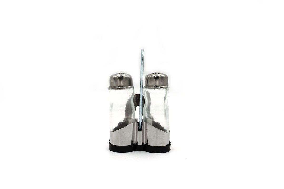 Cruet set ชุดเครื่องปรุง ขวดใส่เครื่องปรุง มีฝา 2 ชิ้น 8x5x12 cm