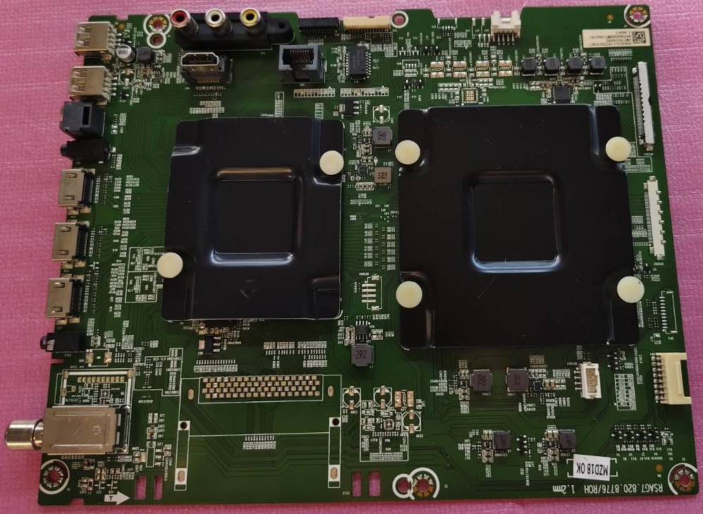 เมนบอร์ดทีวีไฮเซน HISENSE อะไหล่มือสองพร้อมใช้งาน รุ่น75B7500UW พาร์ทRSAG7.820.8776/ROH ใช้เวอร์ทีบาร์ HV750QUB-N9D