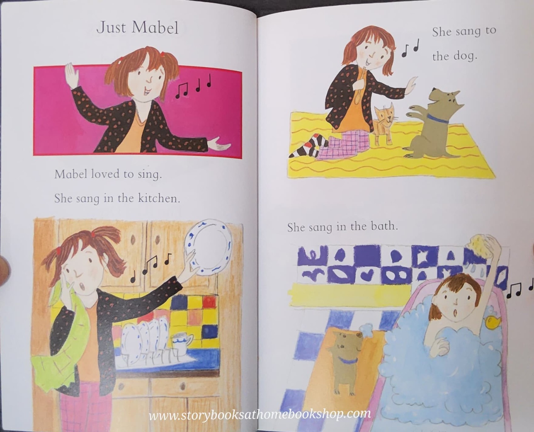 หนังสือนิทานปกอ่อน** 🍅🍓I AM READING:JUST MABEL BY FRIEDA WISHINSKY