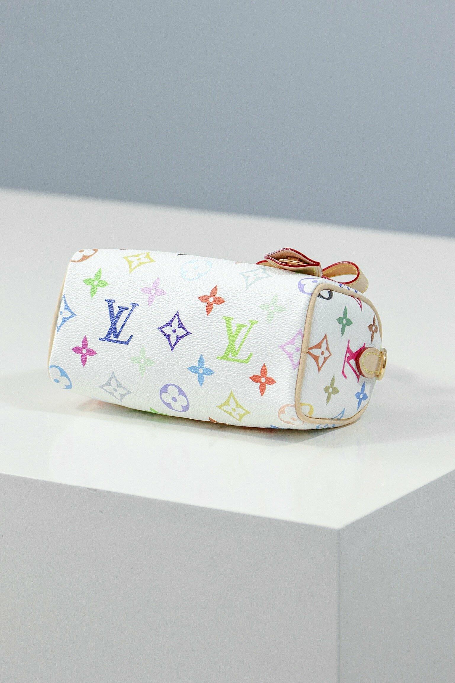 [Pre-order]กระเป๋า LouisVuitton Whtie Multicolor LV x TM Speedy Bandoulière 20 งานคุณภาพที่ดีที่สุด