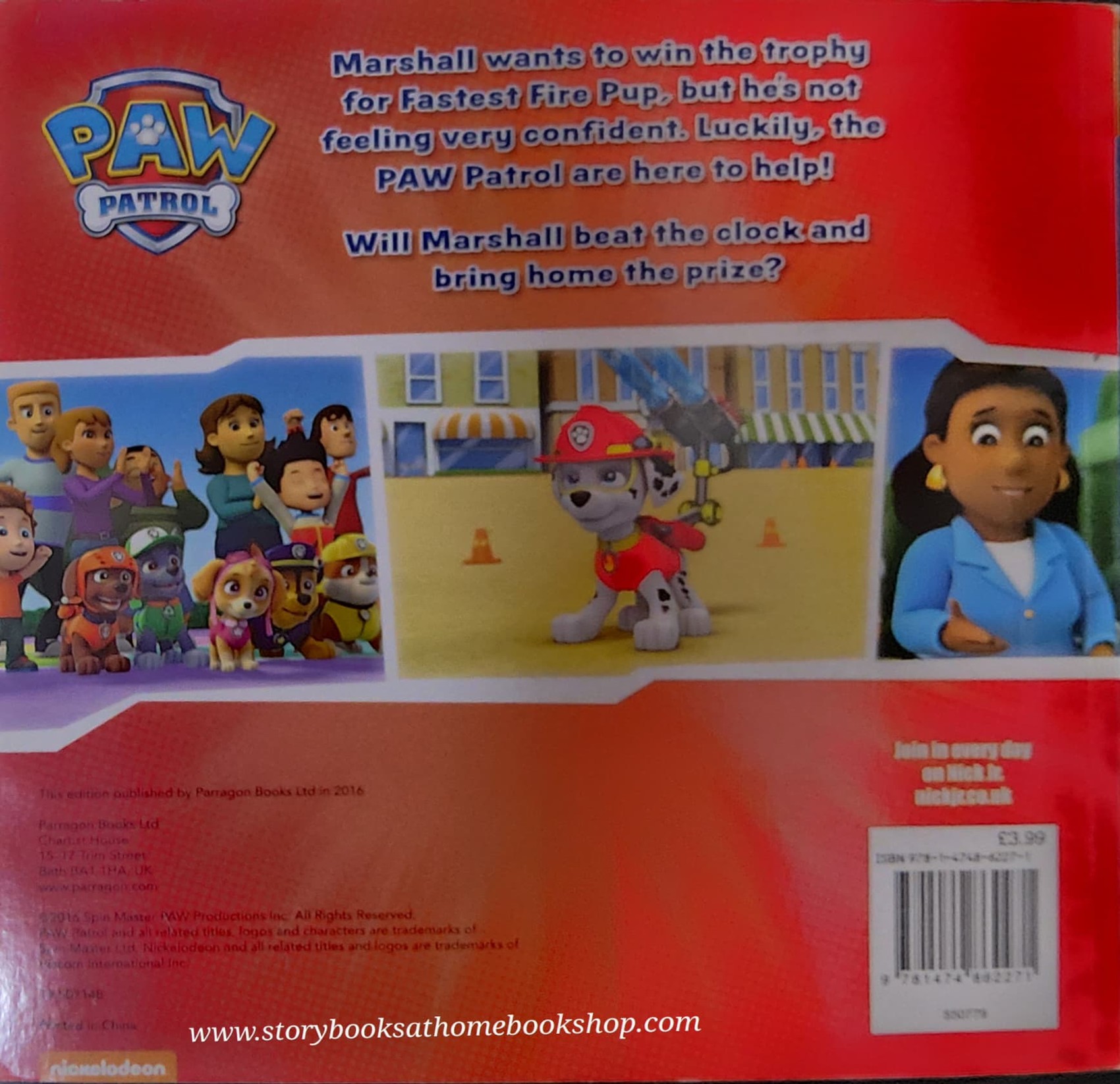 หนังสือนิทานปกอ่อน ** 🍅🍓 PAW PATROL PUPS FIGHT FIRE