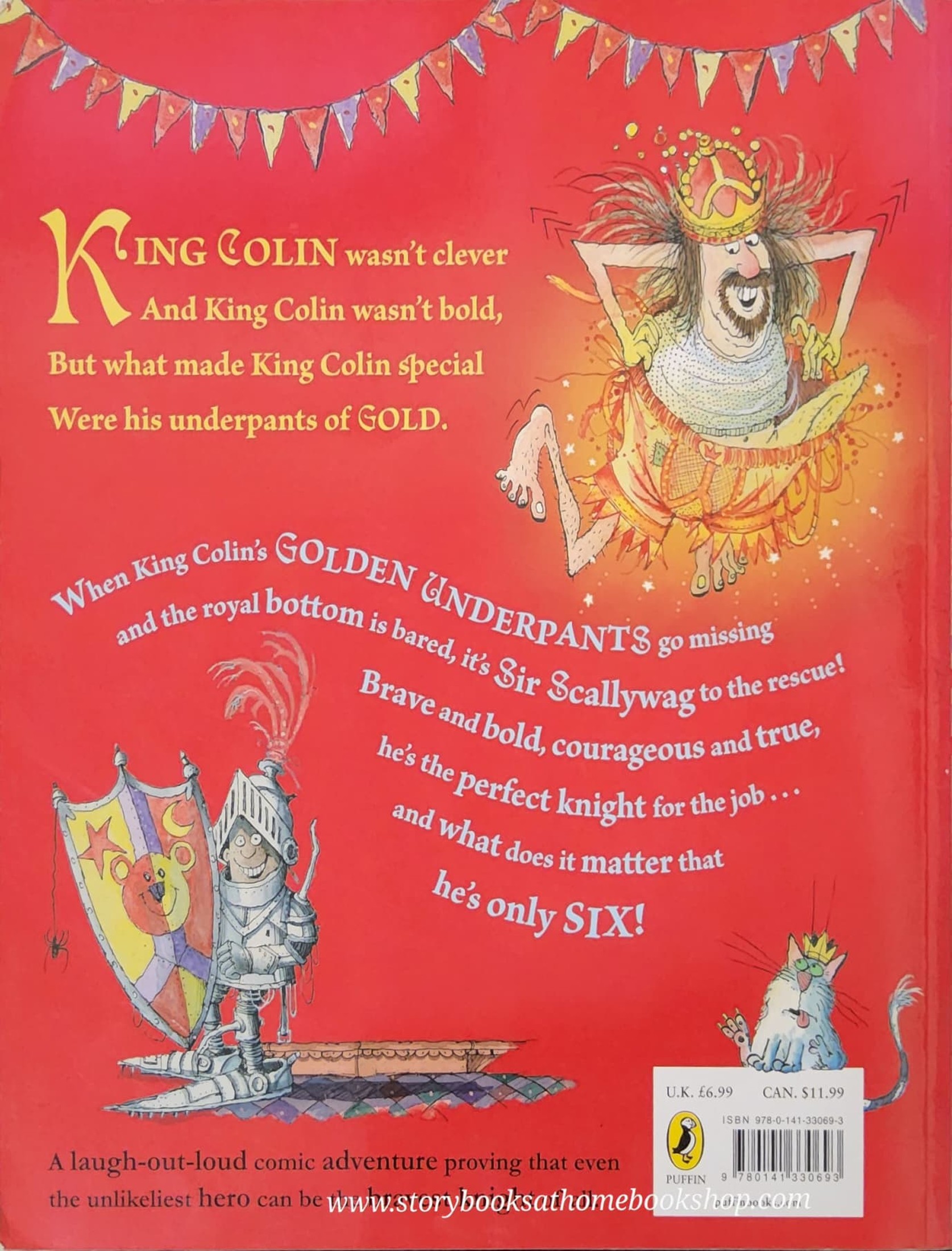 หนังสือนิทานปกอ่อน ** 🍅🍓 SIR SCALLYWAG AND THE GOLDEN UNDERPANTS BY GILES ANDREAE&KORKY PAUL