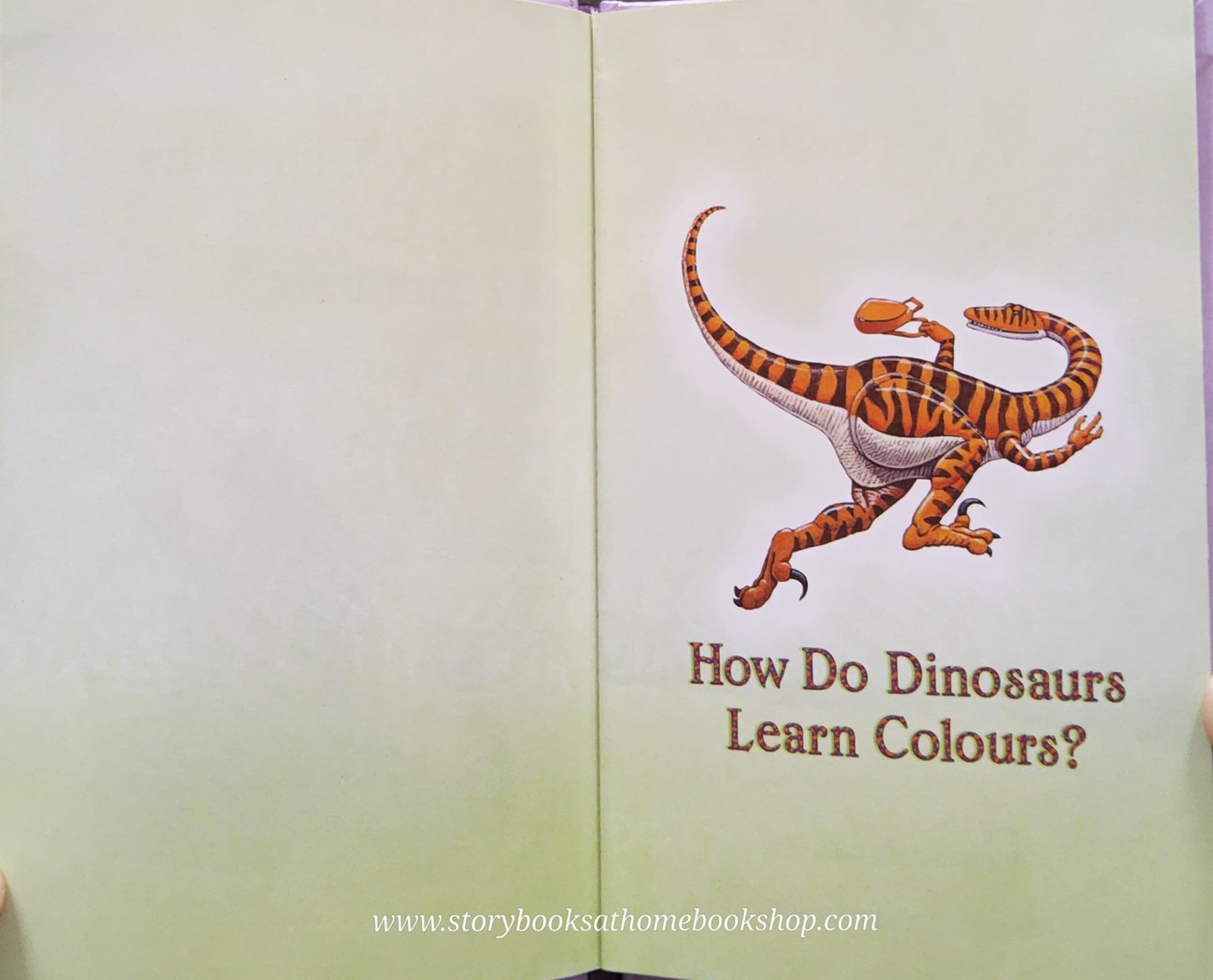 หนังสือนิทานปกแข็ง ** ♥️HOW DO DINOSAURS LEARN COLOURS AND NUMBERS