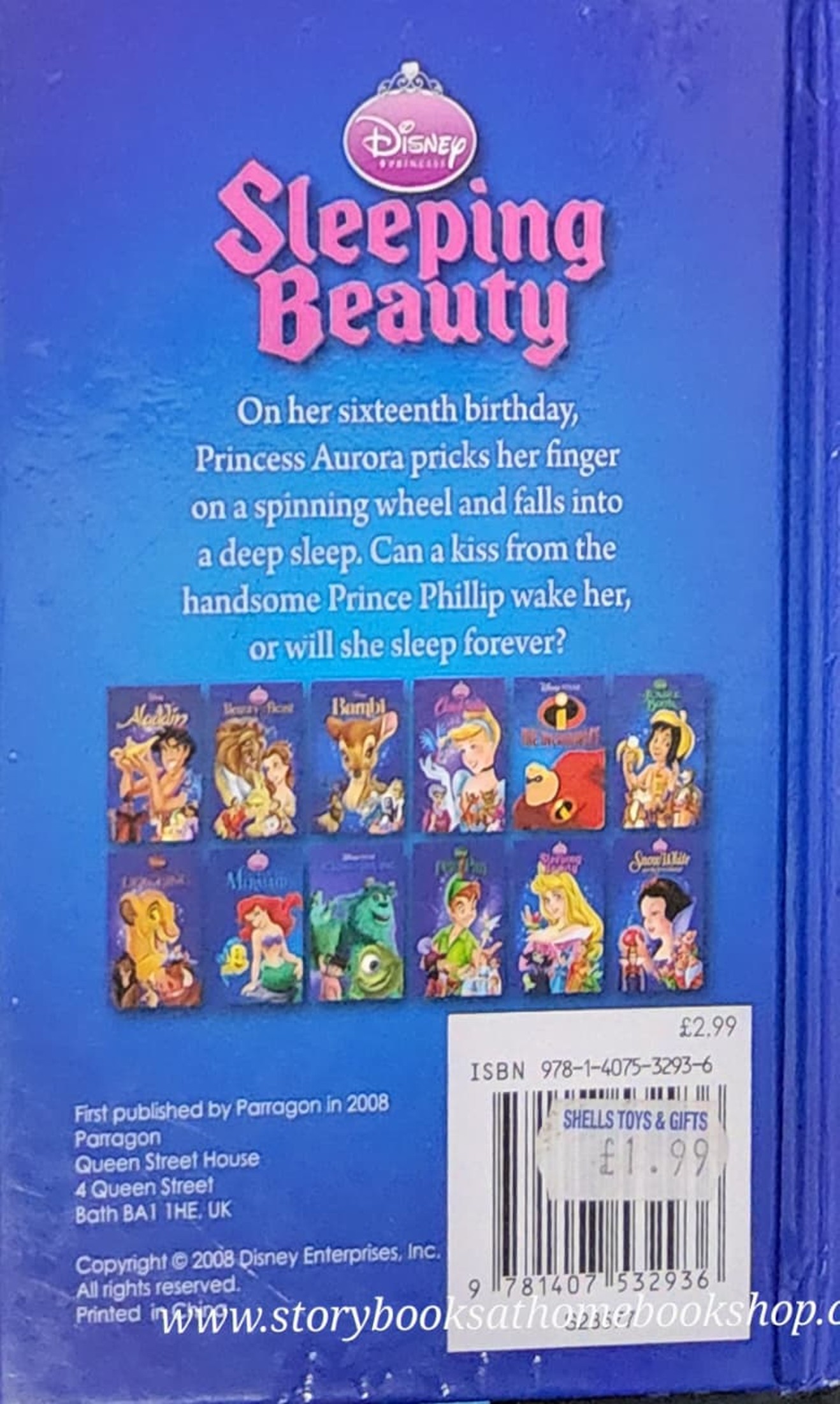 หนังสือนิทานปกแข็ง** 🍅DISNEY SLEEPING BEAUTY
